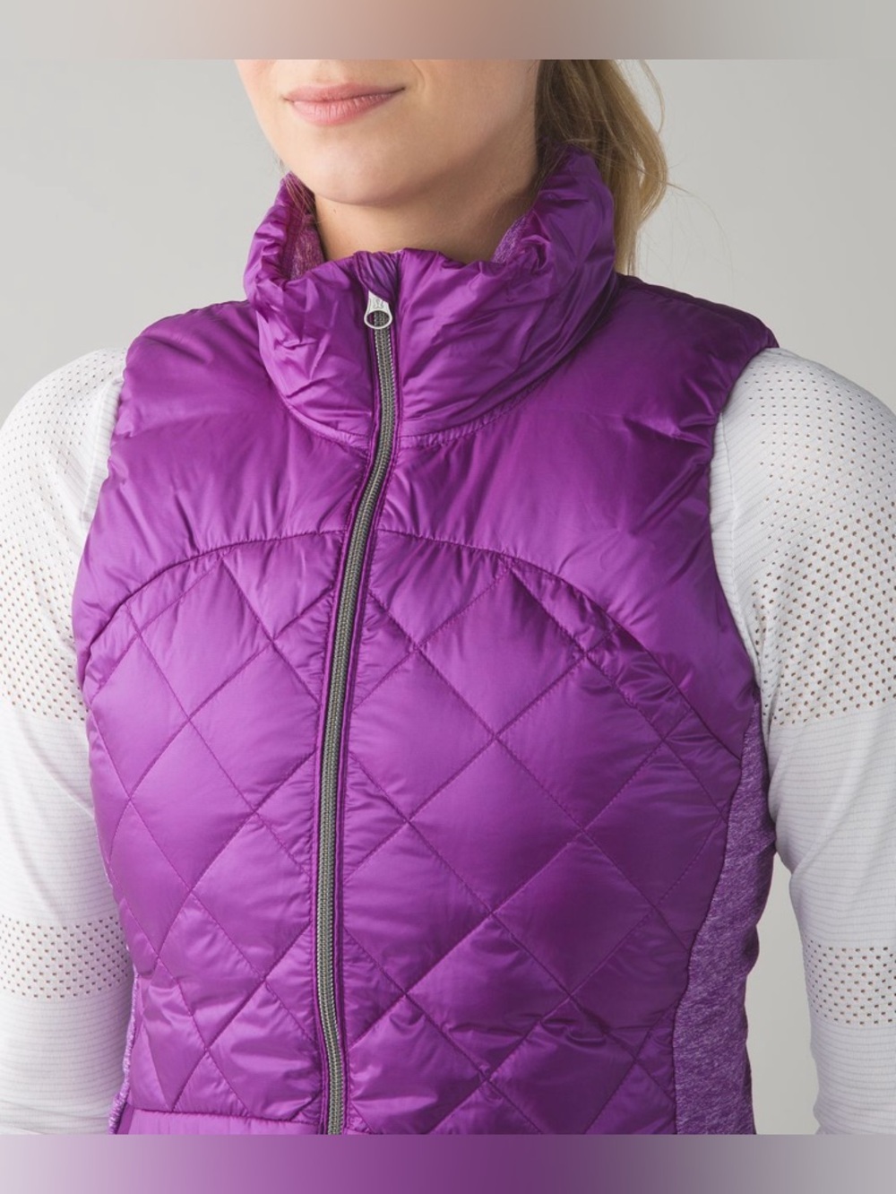 Lululemon Down For A Run Vest Tender Violet Purple Puffer 6 Small - Picture 6 of 11